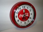 Metal Coca Cola 9  Wall Clock