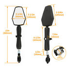 Foldable Adventure Motorcycle Rearview Side Mirrors For Suzuki Kawasaki Honda