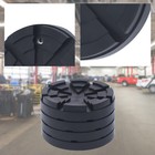 4x Set Round Rubber Arm Pads For Lift Rubber Car Post Lift Arm Pad Heavy Duty