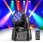 2pcs 105w 7 Led Rgbw Moving Head Light Beam Stage Lighting Party Dj Disco Show