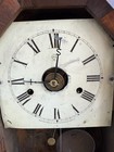 1863 Seth Thomas Octogon Arch Top Rosewood Mantle Clock - Video - Cat Motif Door