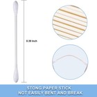 Uniticber 200 Count Cotton Swabs Individually Wrapped Round Pointed