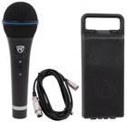 2 Rockville Rmm-xlr Dynamic Cardioid Professional Metal Microphones W xlr Cables