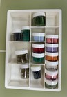 9 Stampin    Up  And 6 Other Brands Assorted Embossing Powders  Used