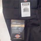 Nwt Dickies 85283 Men 30x30 Black Loose Fit Double Knee Work Pants Twill New W t