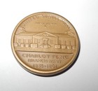 1962 Charlotte North Carolina Us Mint Coin World Silver Medal Token Art With Box