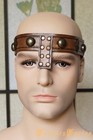 Medieval Barbarian Conan Leather Headband Crown Deluxe