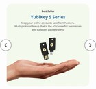 Yubico Yubikey 5c Nano Security Key Fingerprint Reader Yubikey 5 Series