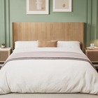   Wood Headboard Queen Size  64 6  Wide Wooden Queen Headboard Only  Natural