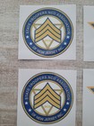 Two  2  N j  State Police N c o  And Two  2  S t f a - Uv Transfer Vinyl Decals 