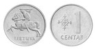 Lithuania 1 Centas - 5 Litai 9 Pcs Set  1991-2014  Km  85-113  Xf-extremely Fine