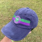 Wimbledon Championship Navy Blue Cap Adult One Size Tennis Match Hat Worn Once