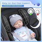 Infant Car Seat Insert  Ultra-thick Carseat Head Support For Newborn  Breath   