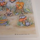 Vtg 1985 Hallmark Mary Hamilton Bunnies Forest Animals 4 Sticker Sheets Rare Htf