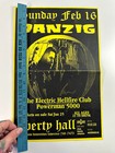 Vtg 1997 Glenn Danzig Show Poster Flyer Misfits Lawrence Ks Ku Kansas