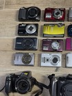 Lot Of 18 Cameras - Parts broken not Working - Canon Olympus Nikon Casio   Other