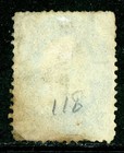 Usa 1861 Franklin 1   Blue Scott  63 Vfu E462