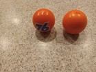 Two Vintage Styrofoam 76 Antenna Balls - 70 s - Nos