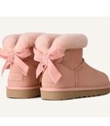 Ugg Mini Bailey Mixed Bow Women s Boots Shoes Sz 8  Brand New In Box Beige Blush