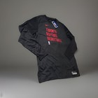 New Nike Dri-fit Toronto Raptors Team-issued Long Sleeve Shirt Men   s X-large Xl