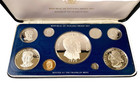 Republic Of Panama 1975 Proof Set     3 Coins  925 Silver  Includes Original Box