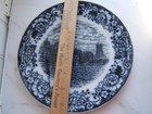 Antique Heart Island 1000 Island Blue Plate By Rowland Marsellus