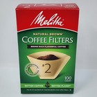 Melitta  2 Cone Natural Brown Coffee Filters  1200 Filters 