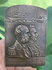 Astrian Empire Bronze Plaque Antique Franz Joseph C1905 By Josef Tautenhayn