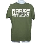 Rare  Roger Waters T-shirt  Men   s  xl  Military Green Official 100  Cotton Rock