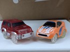 Box Of Glow Flex Magic Tracks   2 Magic Track Cars   