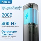 Cordless Ultrasonic Knife  40khz Sonic Cutter With 2000mah Battery  50 Blades