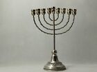 Rare Vintage Small Silver 925 Judaica Hanukkah Menorah