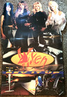 Vixen Original 1990  rev It Up  Stand Up Display Full Size 4 5  Never Used Promo