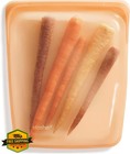 Stasher Half Gallon Silicone Reusable Food Storage Bag Orange