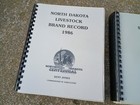 ---1986 Thru 1995 North Dakota Cattle Livestock Brand Book   Supplement Book