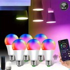 A19 Led Rgb Smart Light Bulb 9w Wifi Bluetooth E26 Alexa   Google Home E26 800lm