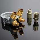 Universal An10 Engine Transmission Oil Cooler 15 Row Aluminum Filter Thermostat