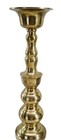 Vintage Homco 18  Heavy Brass Candlestick Holder Made In Japan