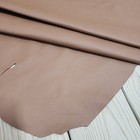 Brown Leather Partial Cow Hide High Quality Upholstery Derby Tan Remnant L9