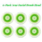 6-pack Deep Pore   Acne Brush Facial Brush Head For Clarisonic Mia 1  2  3