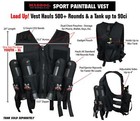 Maddog Tactical Sport Vest With Pods Standard Remote Coil Paintball Package