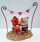 Wee Forest Folk Valentine s Hoedown Mouse Couple At Valentine Dance Mint