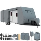  Travel Trailer Cover 30-33 Ft  Extra-thick Upgraded 7 Layers Camper Covers 30 
