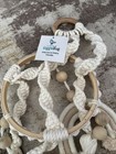 Giggle Bug Rainbow Macrame Baby Mobile New