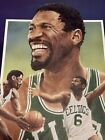 Bill Russell Signed Autographed 18 X 24 Lithograph Litho Print  476 600 Gai