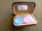 Contact Lens Case Box Travel Kit Container Holder With Mirror  Tweezers And Solu