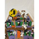 Bucilla Haunted House Finished Felt Halloween Wall Hanging Hand Stitched