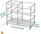 304 Stainless Steel Bathroom Toothbrush Holder Toothpaste Holder Stand Bathroom