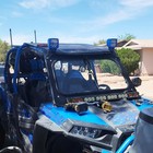Glass Windshield W manual Wiper For 2014-2018 Polaris Rzr Xp 1000  4 Turbo Trail