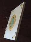 Antique English Art Nouveau Tiles  6 x 6   3 8ths Inch Thick  Very Good Cond 